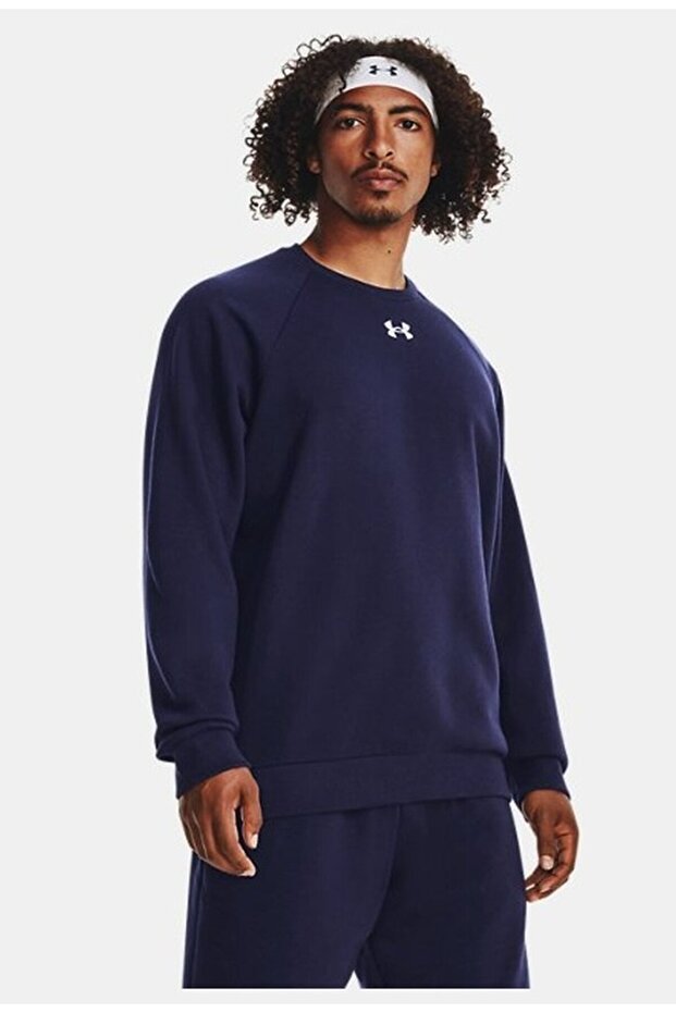 سويت شيرت رجالي كاجوال باللون الأزرق الداكن من Rival Fleece