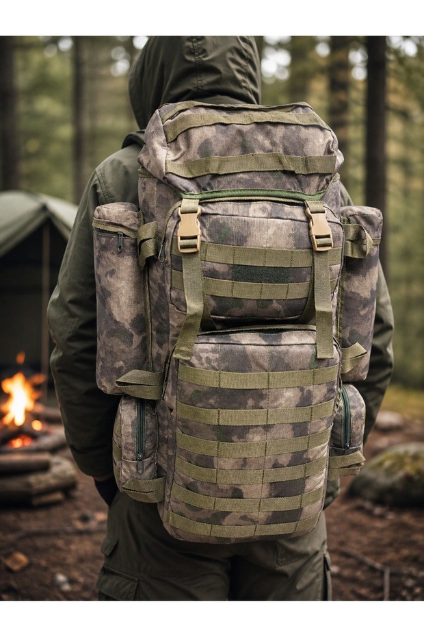 Unisex Large Size Camping Mountaineering and Military Backpack 85 Liters