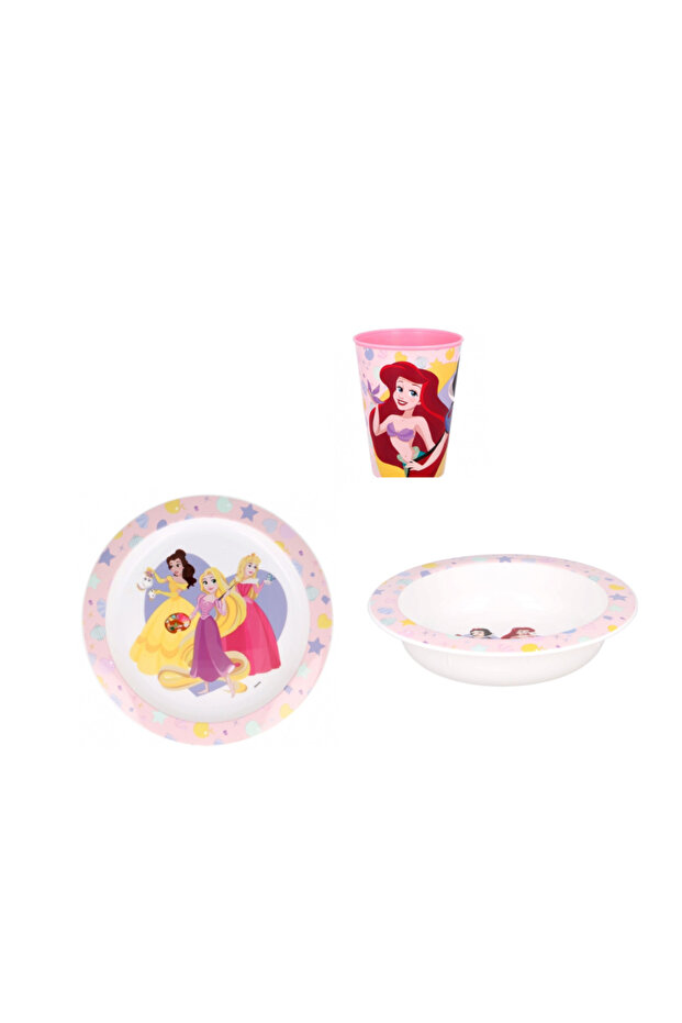 Set de mic dejun Plastic Princess - 1