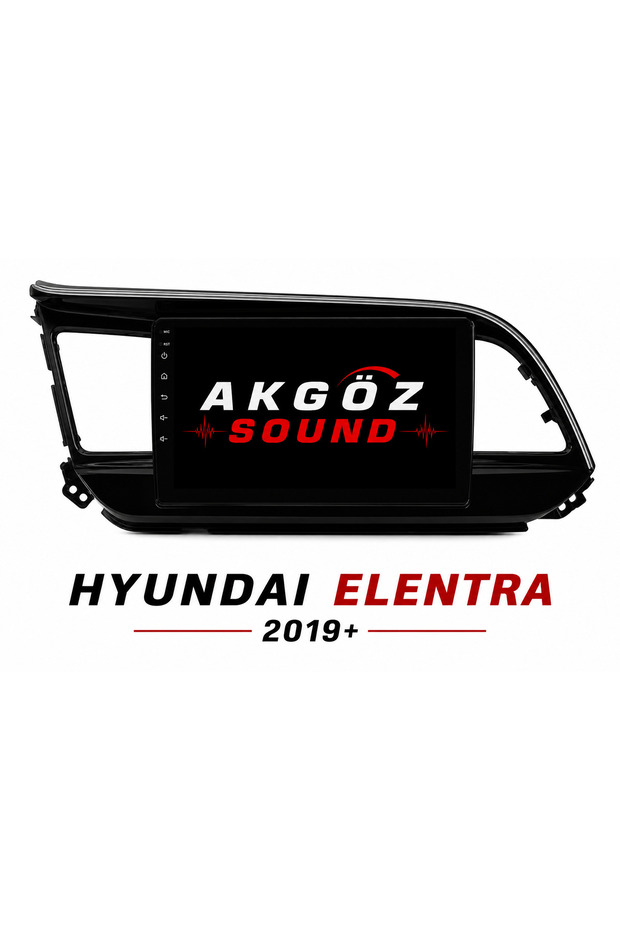 Hyundai elentra 2019+ multimedia frame 9 inch in sockets