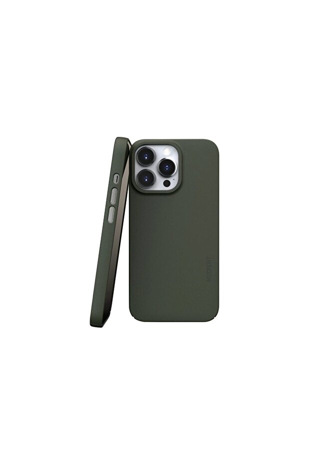 Husa iPhone 13 Pro Thin, MagSafe, Kaki
