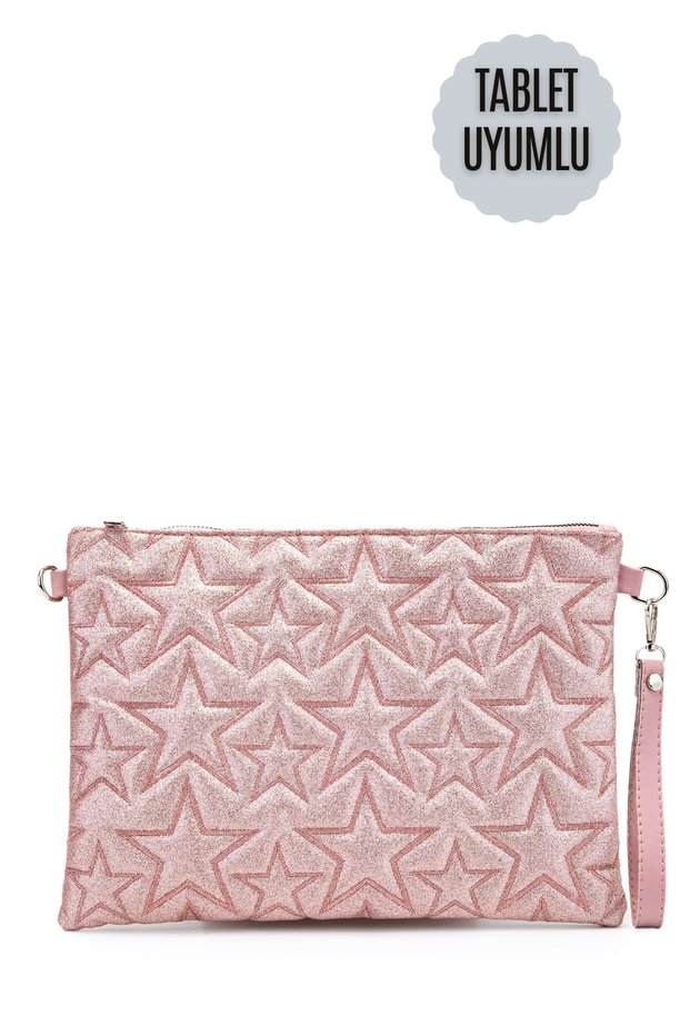 Tablet Boy Stitched Clutch Star Women's Star Crossbody Bag Tbstar Glitter Powder