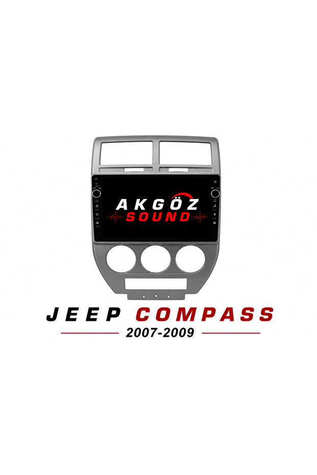 JEEP COMPASS 2007-2009 إطار الوسائط المتعددة 10 بوصة في المقابس