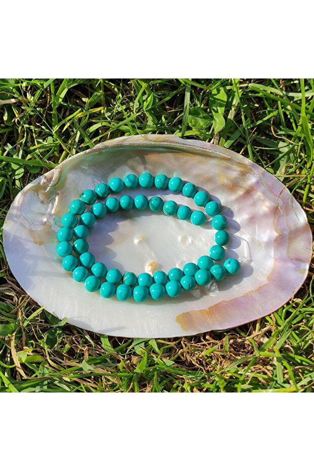 Turquoise Natural Stone String (8mm) (certified)