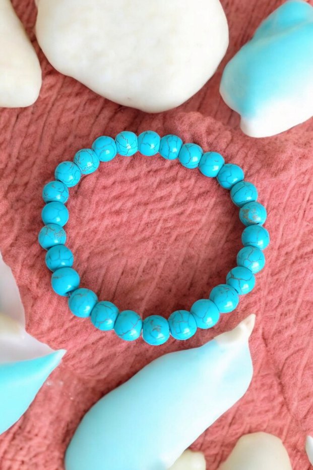 Turquoise Stone Turquoise Stone Bracelet Original Real Natural Stone Set Men's Bracelet Women's Bracelet