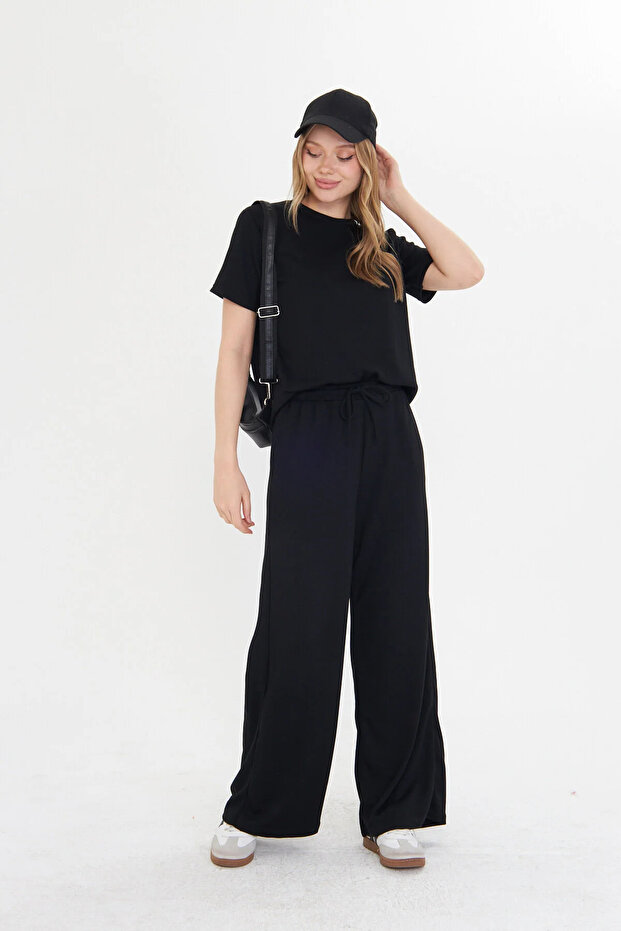 Osho Fabric Women's Trendy Model Summer Top and Bottom Set (Comfortable Stretchy Fabric)