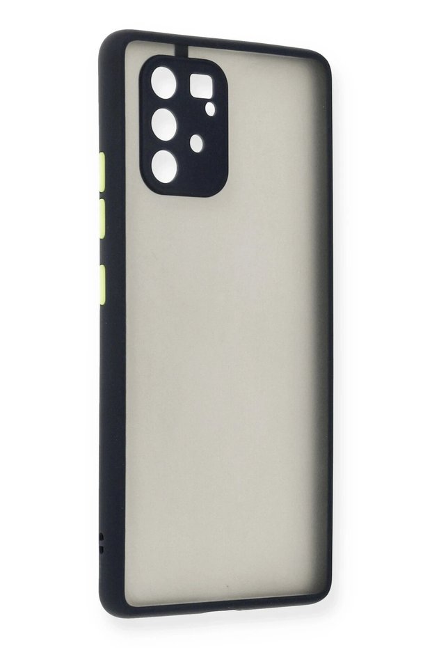Ilkeshop New Galaxy A91 / S10 Lite Case Montreal Silicone Cover (134949) - Navy Blue