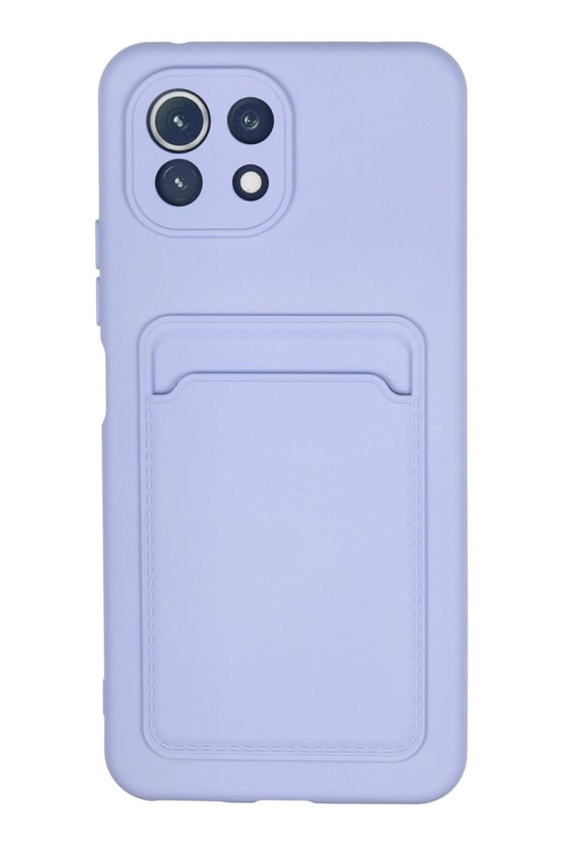 Ilkeshop New Mi 11 Case Kelvin Silicone with Business Card Holder (151006) - Lilac