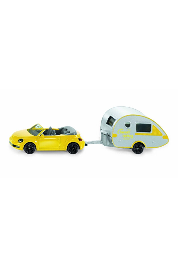 Vw Beetle and Caravan