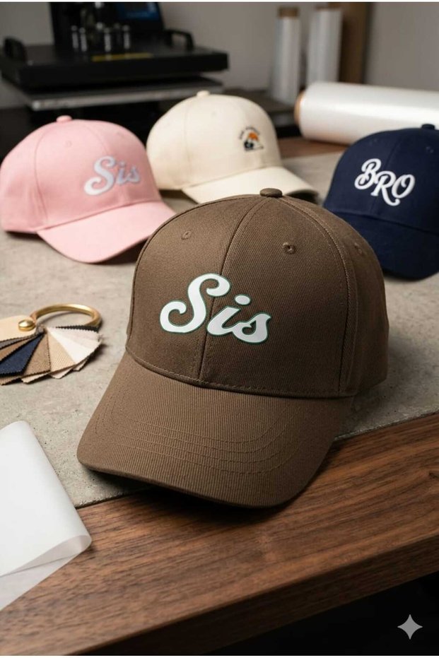 Unisex Baseball Cap with Slogan - Custom Design Dtf Printed Brother Combination Cap