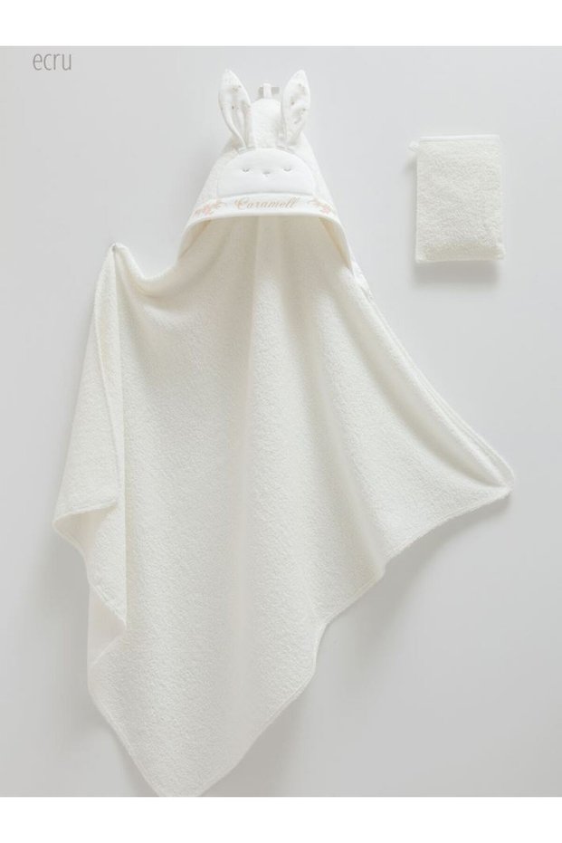 İncibaby Newborn Baby Girl Textured Swaddle Towel 82X90 cm and 1 Piece Washcloth Set of 2 New Season