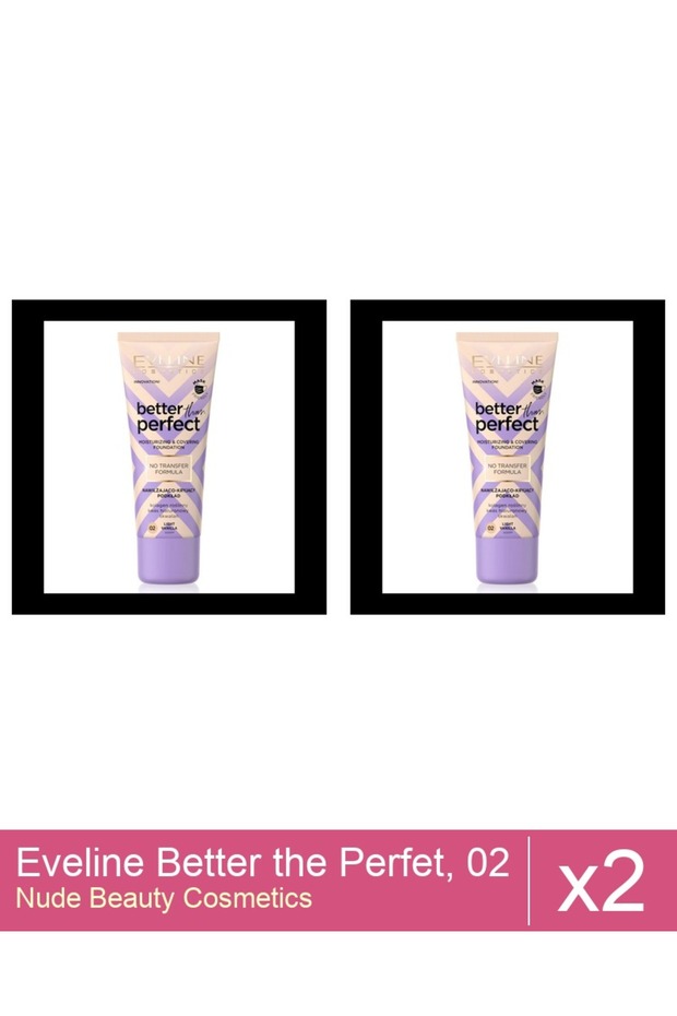Set 2x Eveline Better the Perfet, 02 , (light-vanilla) , 30 ml