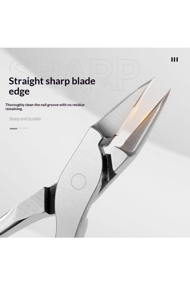 New 1Pcs Straight Toenail Nail Clippers Trimming Thick Ingrown Toenails Rhinestone Remover Gem C...