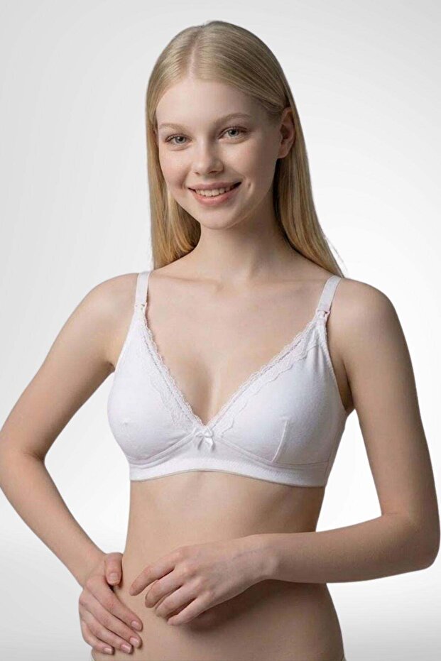 Mecit 1004 White Nursing Bra