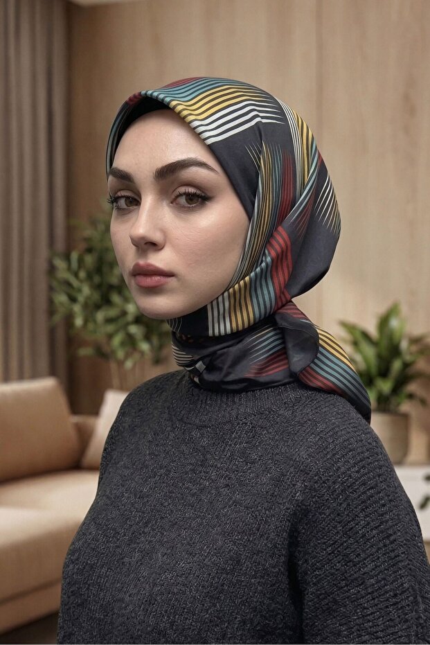 Patterned Soft Scarf - 081 - 2