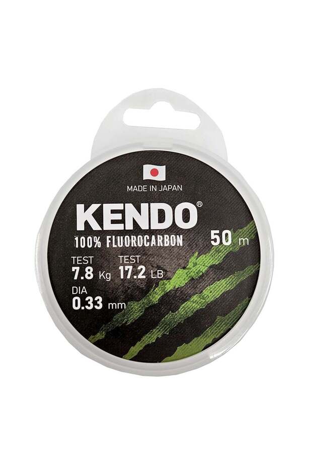 100% Fluorocarbon White 50m Fishing Line 0.12mm