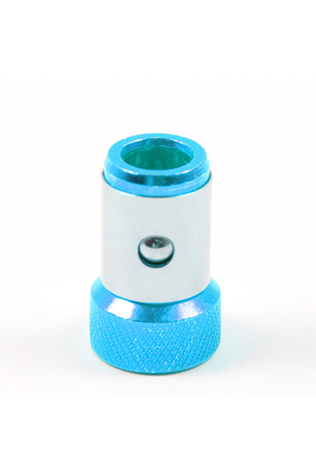 1 Pc Blue 1/4" Hex Magnetic Bit Magnetizer Tool for Phillips Flat Torx Screwdriver Bits Power Drill