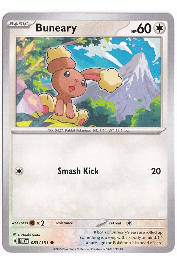 Buneary 083/131 - Prismatic Evolutions - Card (Mint)