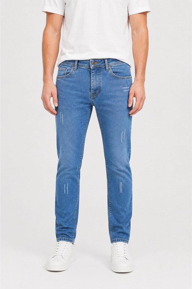 Black Wood Men's Slim Fit Jean Trousers - 7690