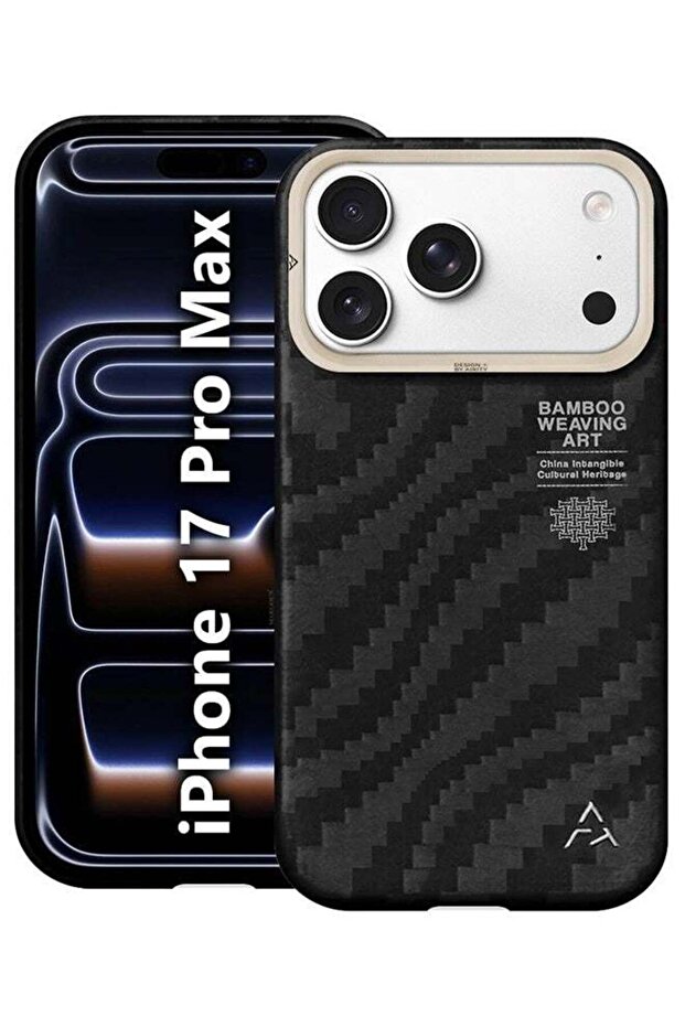 Bamboo Fiber Protective Case for iPhone 17 Pro Max– Ultra Durable, Lightweight & Premium Design Red