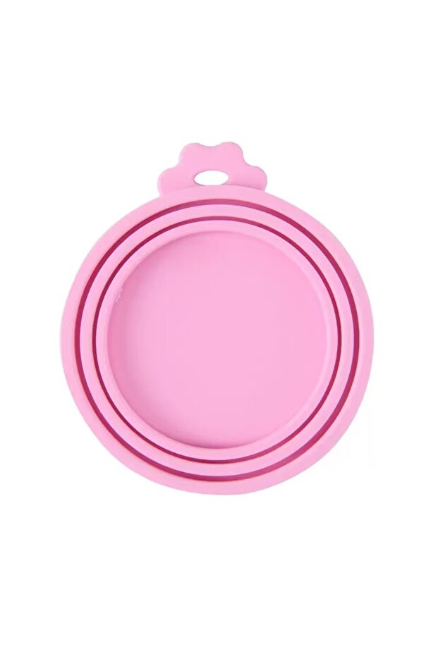 2PC GTG-pink 2-5PCS 3In1 Reusable Silicone Can Lid For Most Sizes Of Dog And Cat Cans To Maintain Fr