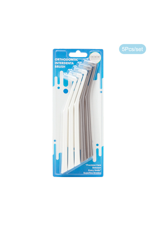5pcs 1/3/5 Pcs Interdental Brush Single-Beam Soft Teeth Cleaning Toothbrush Oral Care Tool Small Hea