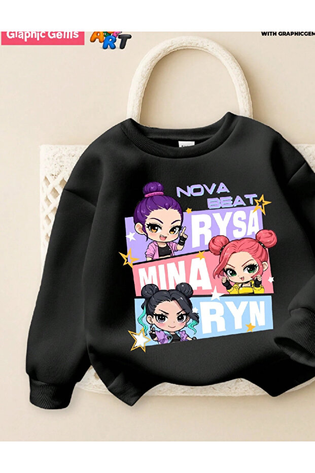 Bluza, Negru - 1
