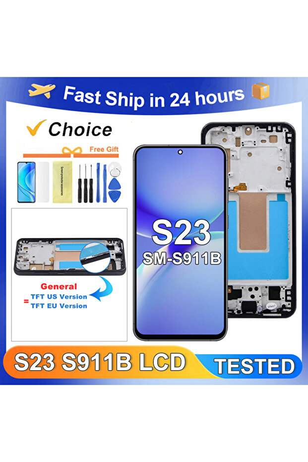 1 S23 5G For Samsung Tested For S23 S911B S911U S911W S911N S911E LCD Display Touch Screen Digitizer