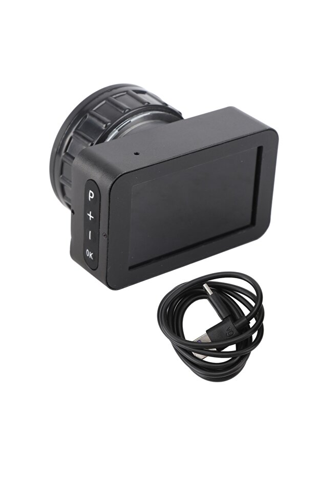 black HD Electronic Eyepiece Camera 5 Gears Digital Zoom Telescope Electronic Eyepiece for 22mm‑46mm