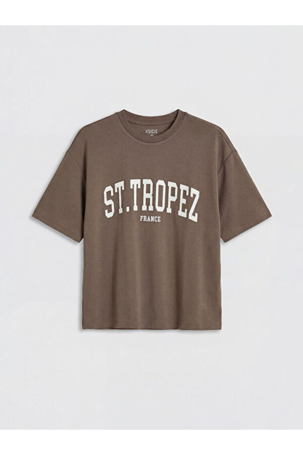 I Zero Roba Collar Printed Women's T-Shirt from Freezen Store