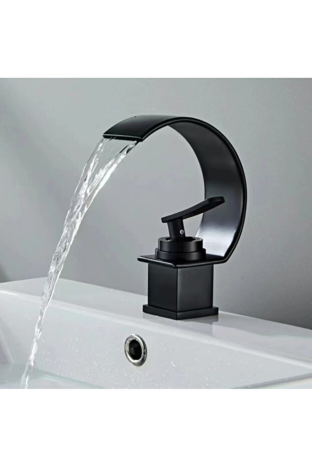 WİDE BLACK LAVABO BATARYASI