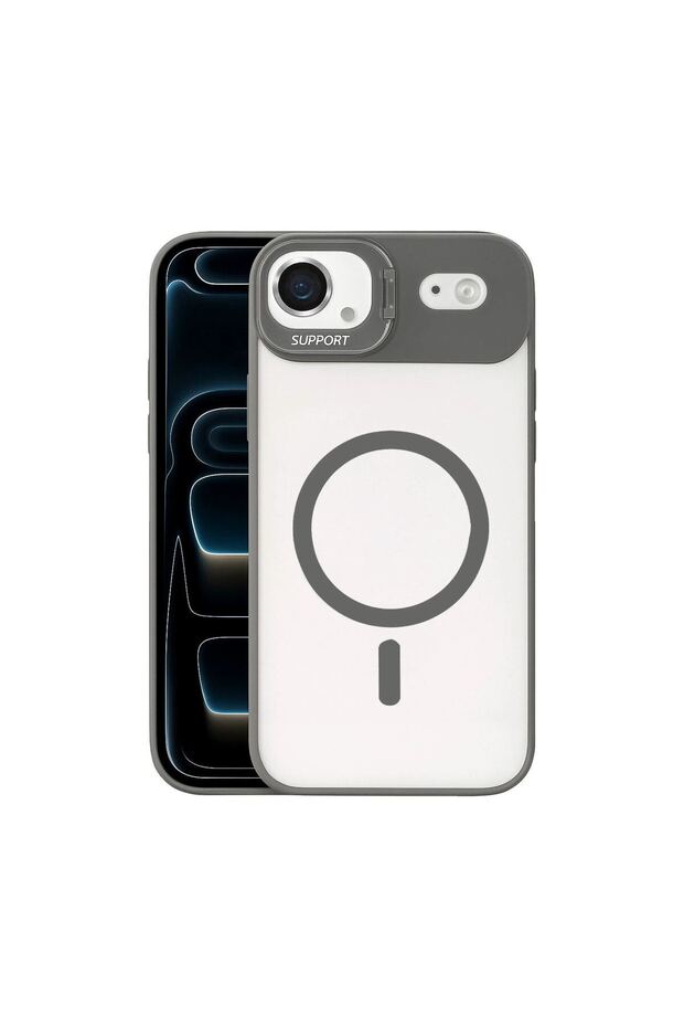 Joko Apple iPhone 17 Air Remim Lens Cover with Magsafe Stand - Titan Gray