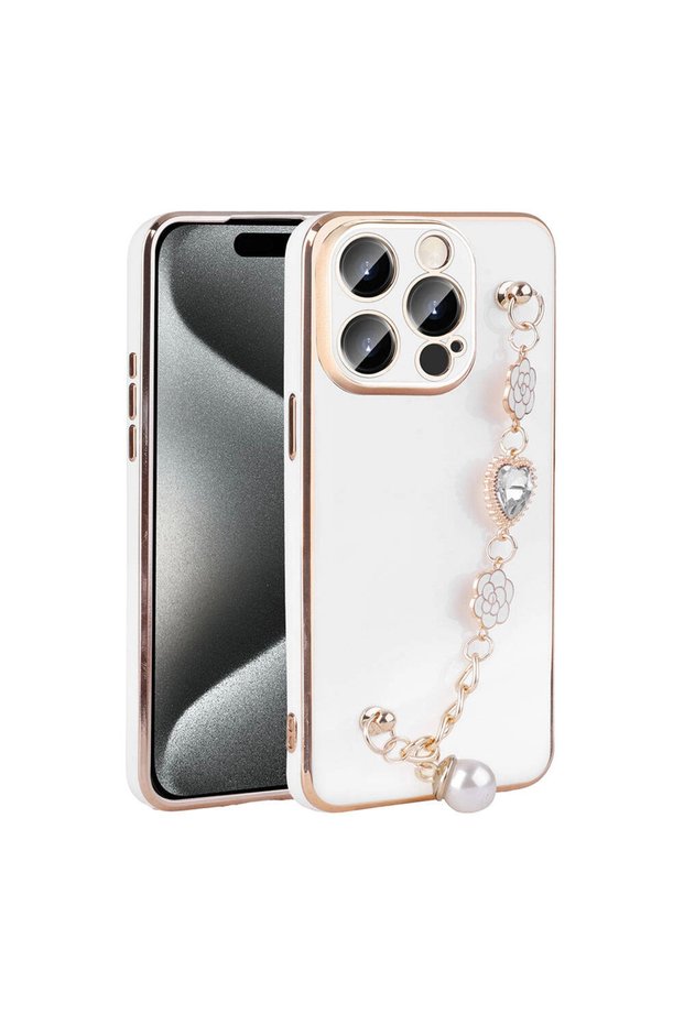 Taka Silicone Cover for Apple iPhone 15 Pro Case with Hand Grip Camera Protection