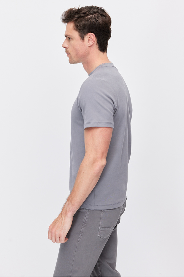 Men's Crew Neck Basic T-Shirt - 5