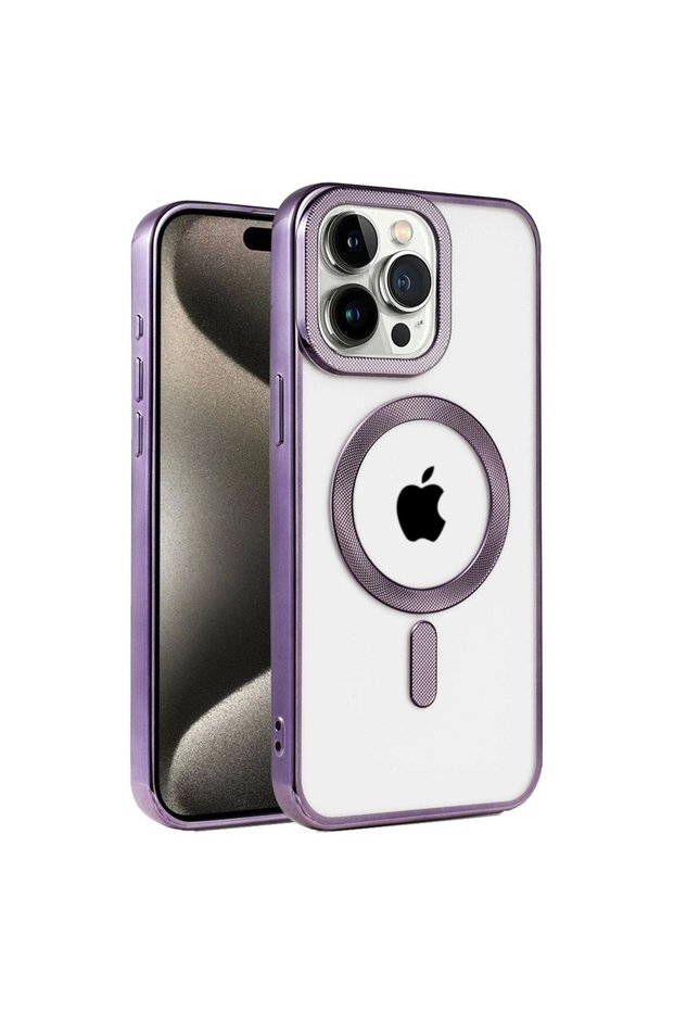 Apple iPhone 14 Pro Case Kronos Magsafe Cover - Deep Purple