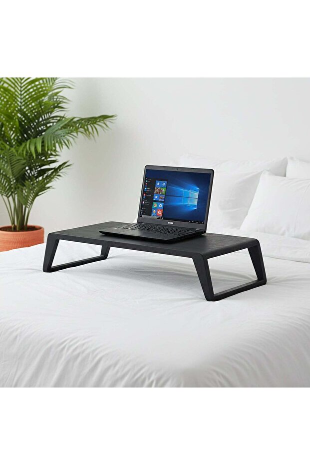 Blake Wooden Laptop Stand - Black