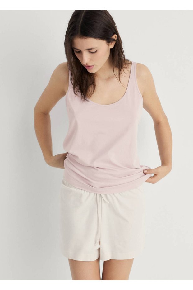 Strappy Pajama Blouse