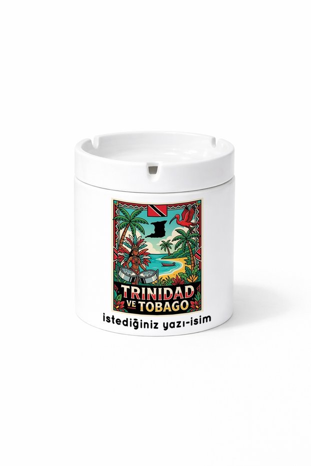 Trinidad and Tobago - Trinidad and Tobago City Printed Ashtray Ashtray Gift