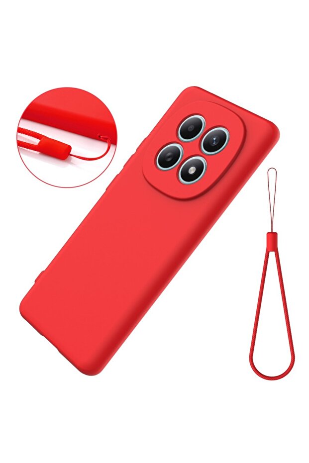 Solid Color Θήκη Σιλικόνης Red (Xiaomi Redmi Note 15 4G) - 6