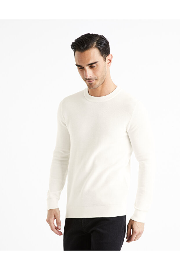 Pulover Bepic cu guler rotund - 1