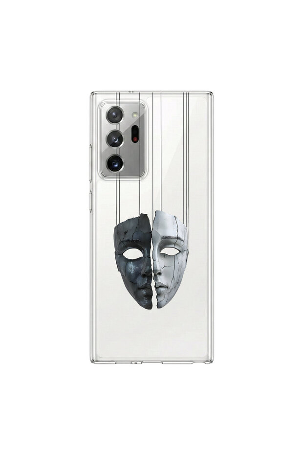 Samsung Galaxy Note 20 Ultra Compatible Aesthetic Face 7 Design Transparent Case
