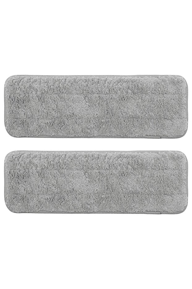 PEPPRIG Microfibre pad for flat mop, grey, 10 x 29 cm