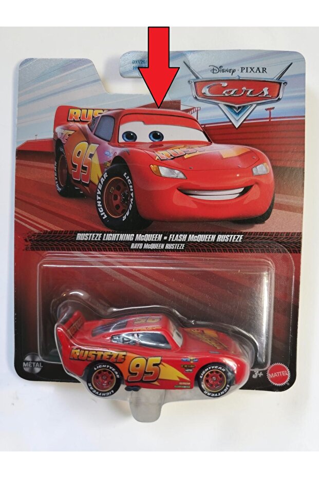 Cars Single Character Vehicles 1:55 Lightning Mcqueen Dxv29