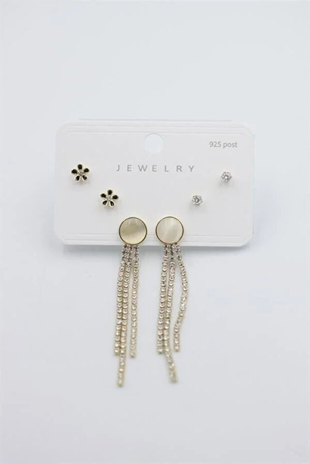 Multiple Set Earrings - Gold