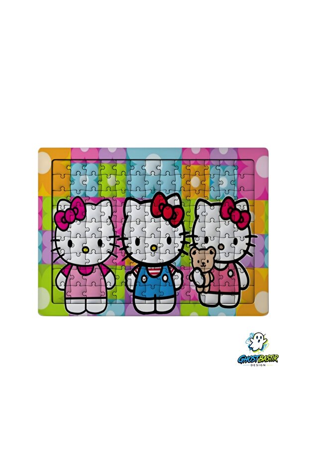 Hello Kitty 99 Piece Standing Puzzle – Decorative Children's Puzzle 0166