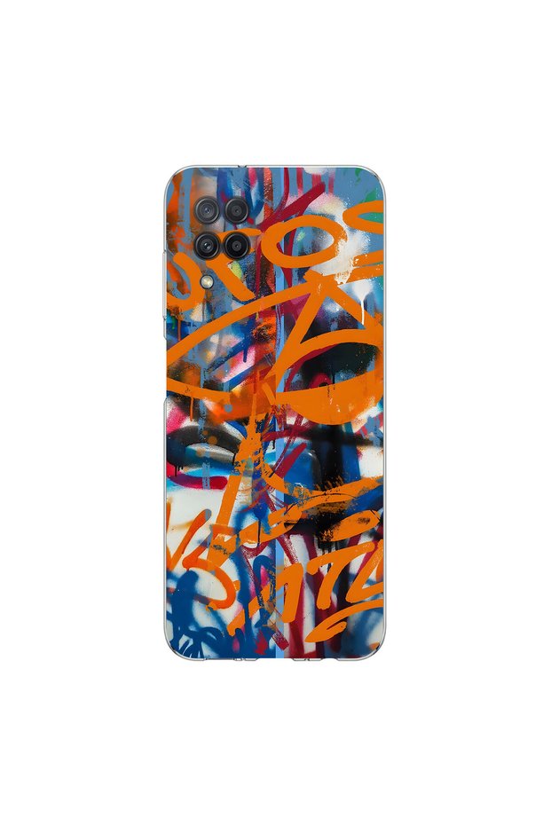 Samsung Galaxy M12 Compatible Graffiti 2 Design Transparent Case