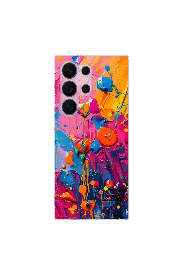 Samsung Galaxy S26 Ultra Compatible Graffiti 3 Design Transparent Case
