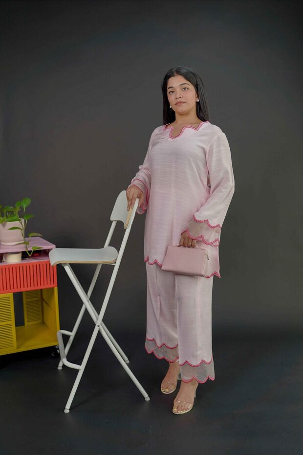 Pink Whisper Co ord Set