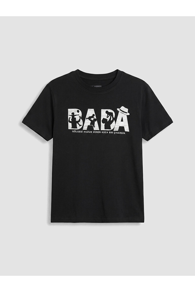 Esvab • Modern & Distinctive Zero Roba Collar Printed Boys' T-Shirt