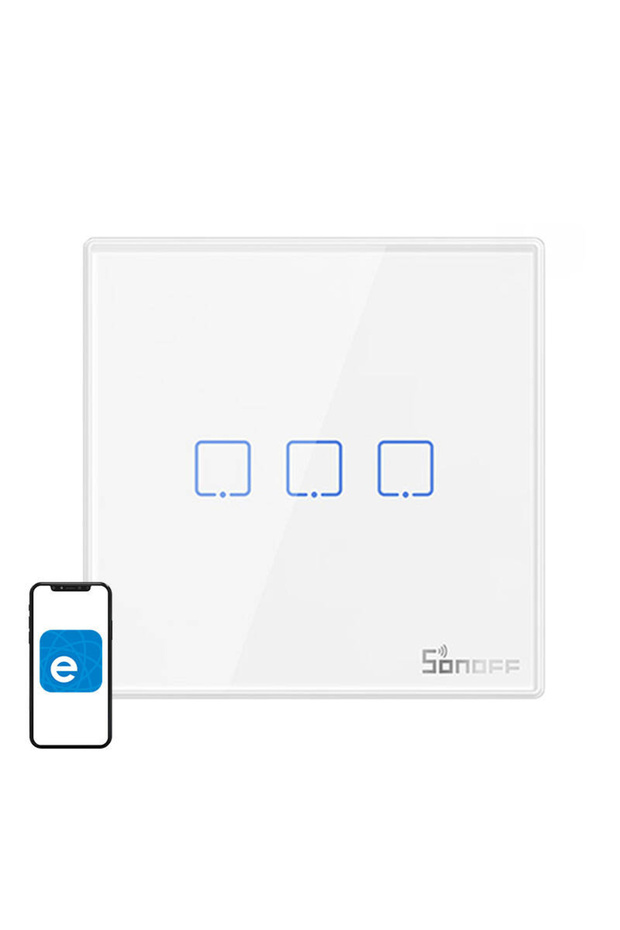 Comutator inteligent wireless pentru casă, 3 canale, RF - 1